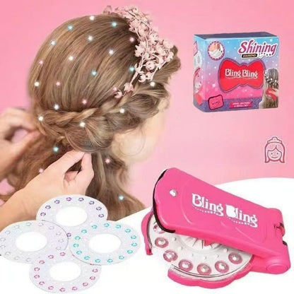 Kit de décoration à strass pour cheveux & accessoires sans chaleur