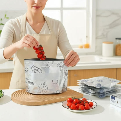 Sacs de Conservation Alimentaire Réutilisables en Aluminium